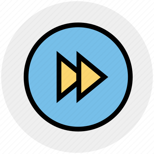 Backwords, first, media button, media control, multimedia, previous track, round icon - Download on Iconfinder