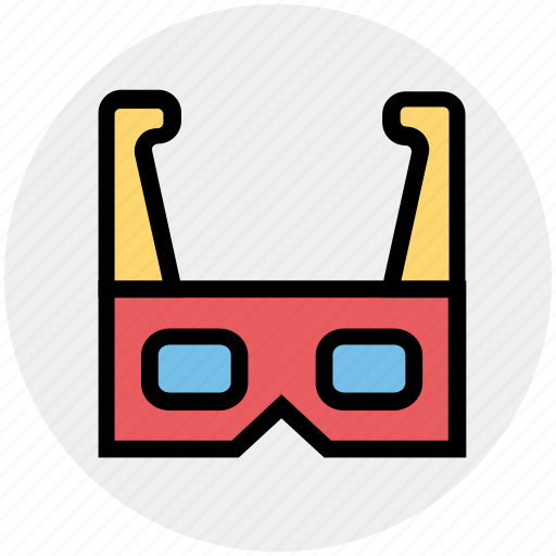 Entertainment, gadget, glasses, movie glasses, multimedia, technology icon - Download on Iconfinder
