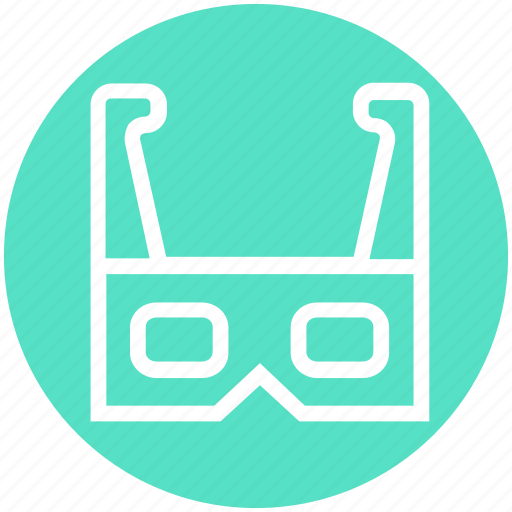 Entertainment, gadget, glasses, movie glasses, multimedia, technology icon - Download on Iconfinder