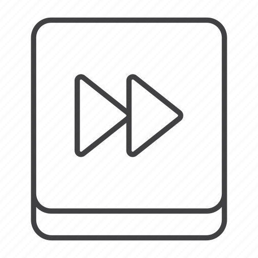 Arrow, button, forward, media, next, player, rewind icon - Download on Iconfinder