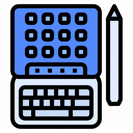 Keyboard, multimedia, pen, stylus, tablet icon - Download on Iconfinder