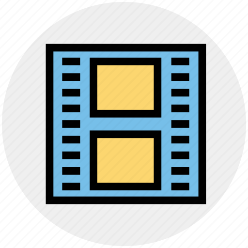 Camera, cinema, film, film roll, movie film strip, multimedia, music icon - Download on Iconfinder