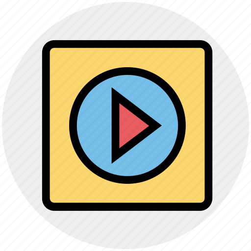 Buttons, multimedia, play, play button, player, video icon - Download on Iconfinder
