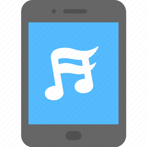 Mobile, music, music note, quaver, song icon - Download on Iconfinder