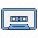 cassette, instrument, media, music, tape