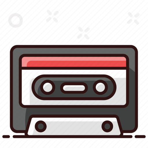 Audio cassette, audio tape, cartridge, cassette, magnetic tape icon - Download on Iconfinder