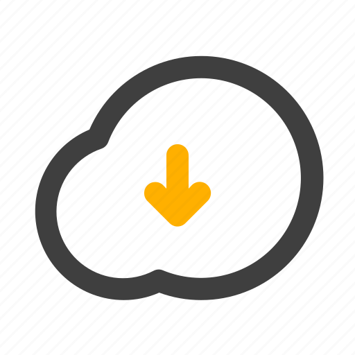 Cloud, download, file, media, multimedia, storage icon - Download on Iconfinder