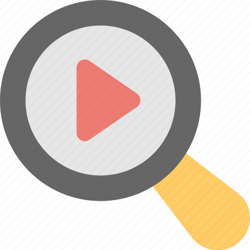 Magnifier, search movie, sem, seo, video icon - Download on Iconfinder
