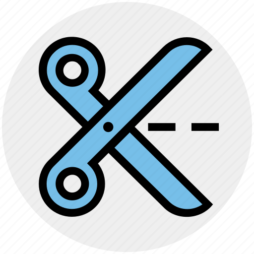 Action, cut, cutting, edit, scissors, split, trim icon - Download on Iconfinder
