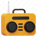 radio, music, audio, signal, player, communication, sound, icon