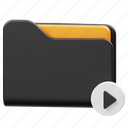 video, folder, file, music, document, archive, audio, player, icon