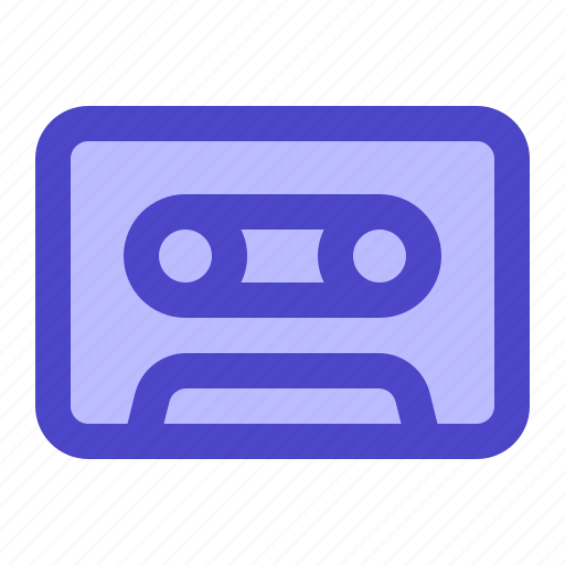Cassette, music, tape, radio, recording, multimedia icon - Download on Iconfinder