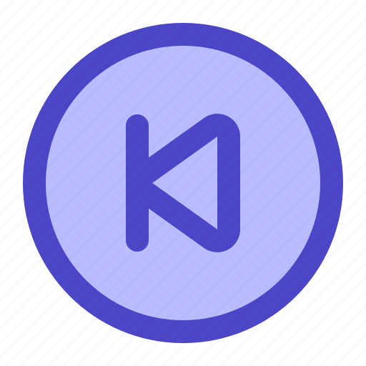 Previous, track, audio, back icon - Download on Iconfinder