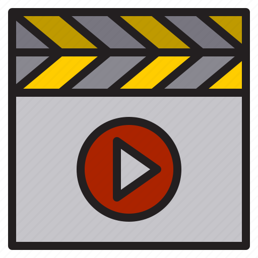 Clapperboard, multimedia, media, movie, entertainment icon - Download on Iconfinder