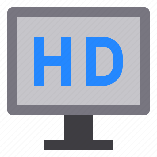 Hd, multimedia, media, movie, entertainment icon - Download on Iconfinder