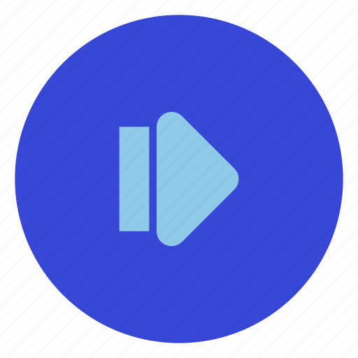 Step, forward, circle, play, arrow, right, stairs icon - Download on Iconfinder