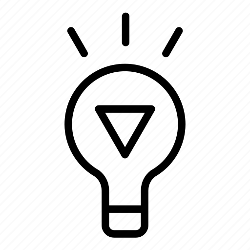 Lightbulb, idea, light, bulb, power, illuminate, invent icon - Download on Iconfinder