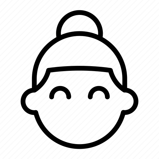Emoji, girl emoji, profile, face, avatar, person, woman icon - Download on Iconfinder