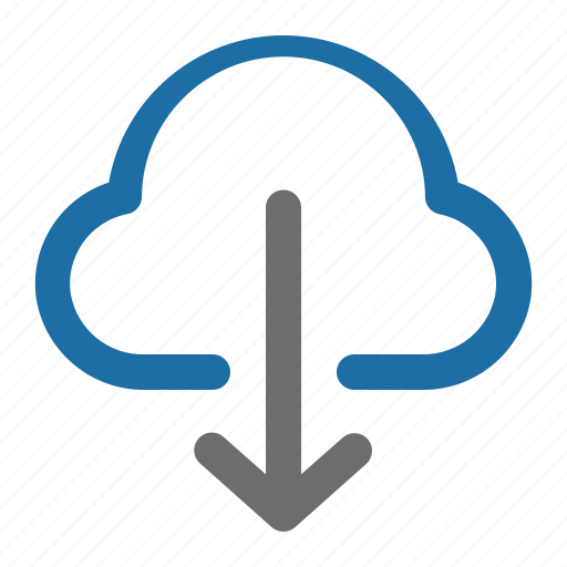 Cloud, data, database, download, multimedia, storage icon - Download on Iconfinder