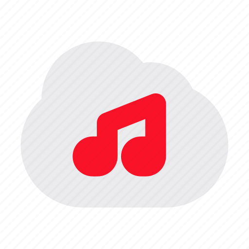 Music, cloud, computing, musical, note, storage icon - Download on Iconfinder