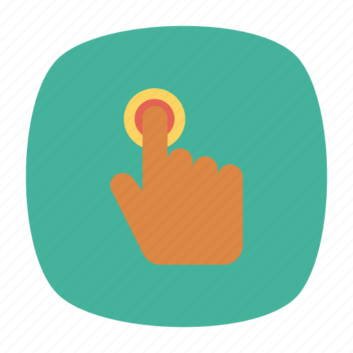 Click, hand, tap, touch icon - Download on Iconfinder