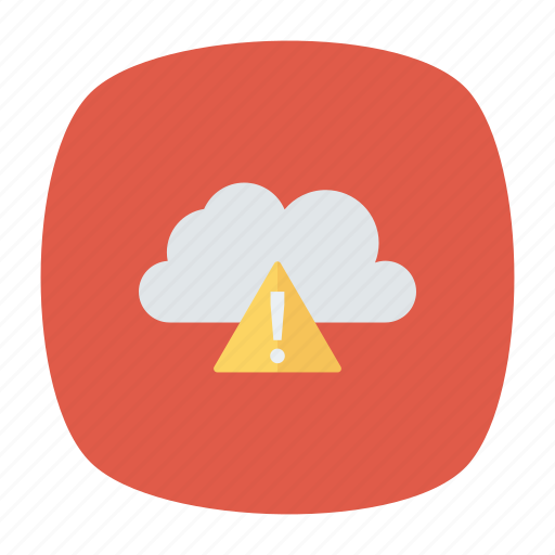 Alert, cloud, error, exclamation icon - Download on Iconfinder