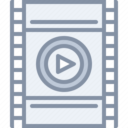 Film, movie, multimedia, play, strip icon - Download on Iconfinder