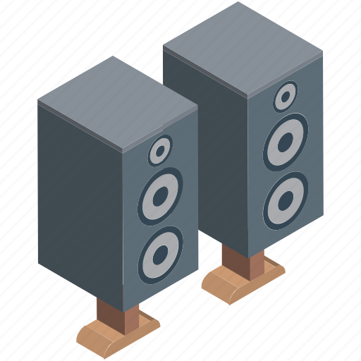 Audio amplification, boombox speaker, loudspeakers, music, speaker, speaker box, woofer icon - Download on Iconfinder