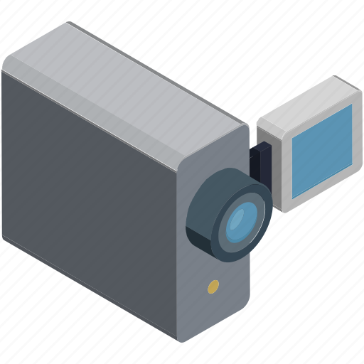 Camcorder, camera, film, handycam, movie, video camera, video recording icon - Download on Iconfinder
