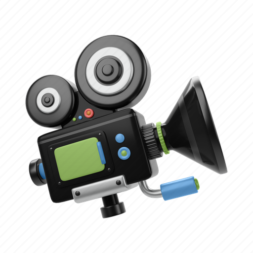 Multimedia, video, photo, microphone, 4k, 3d illustration icon - Download on Iconfinder