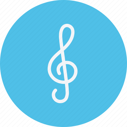 Clef, instrument, media, multimedia, music, treble, video icon - Download on Iconfinder