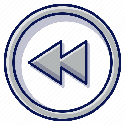 Arrows, multimedia, left, music, backwards icon - Download on Iconfinder