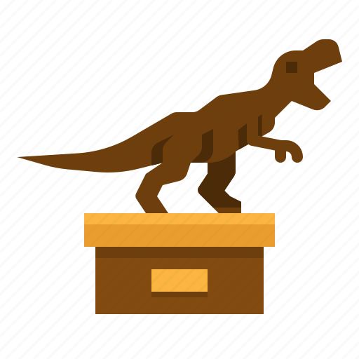 Bone, dinosaur, exhibition, fossil, museum icon - Download on Iconfinder