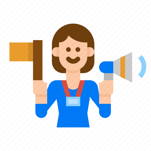 Guide, jobs, museum, people, woman icon - Download on Iconfinder
