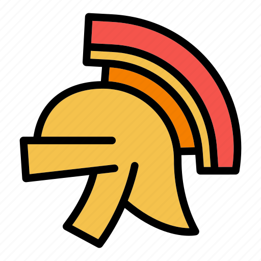 Greek, helmet, person, retro, tattoo icon - Download on Iconfinder