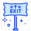 exit, tourism, museum 