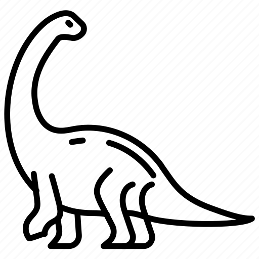 Diplodocus, dinosaur, animal, giganotosaurus, herbivorous icon - Download on Iconfinder