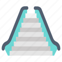 escalator, transportation, automated, system, lift, museum, stairs