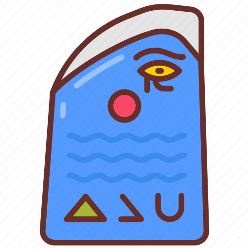 Rosetta, stone, egyptian, text, ancient, egypt, demotic icon - Download on Iconfinder