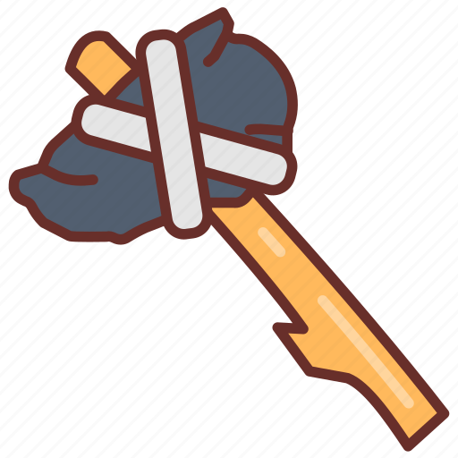 Stone, weapon, age, ancient, ax icon - Download on Iconfinder