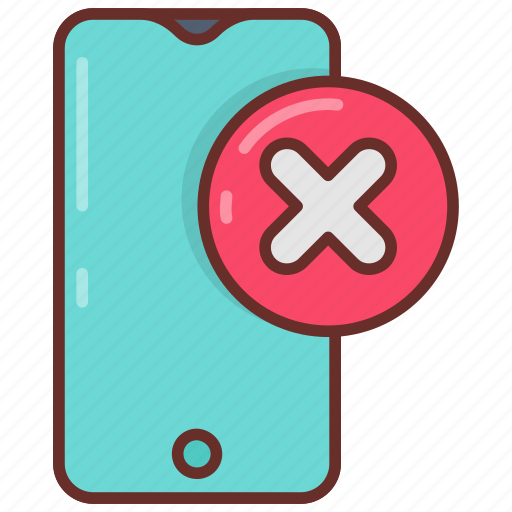 No, phone, cross, banned, mobile, calling icon - Download on Iconfinder