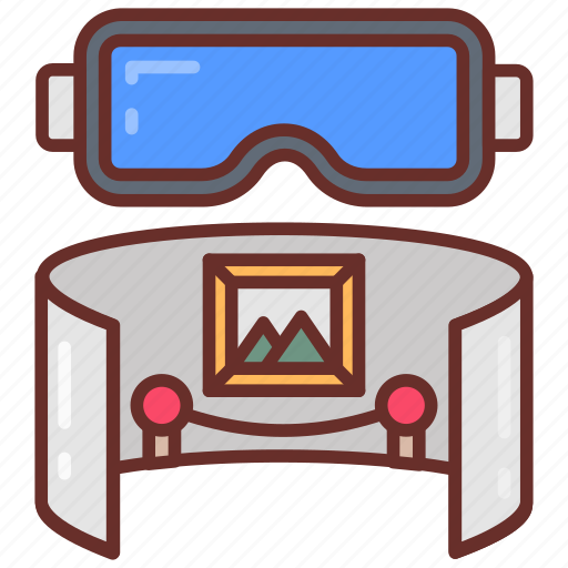 Virtual, museum, reality, vr, band, glasses, tour icon - Download on Iconfinder