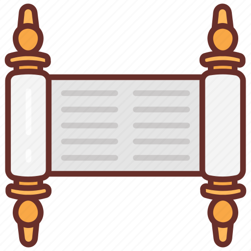 Scroll, paper, manuscript, parchment icon - Download on Iconfinder
