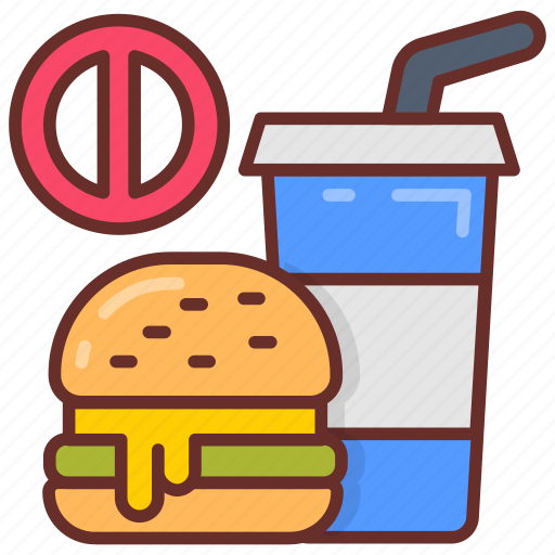 No, food, prohibited, banned, sign, strike icon - Download on Iconfinder