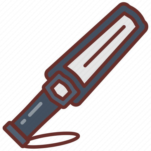 Metal, detector, security, scanning, pen, device icon - Download on Iconfinder