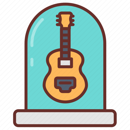 Guitar, playing, instrument, music, incubator, glass, dome icon - Download on Iconfinder