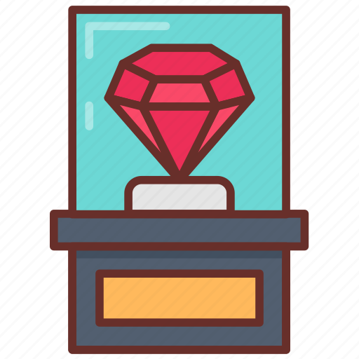 Gem, ruby, gemstone, birthstone, cutting icon - Download on Iconfinder