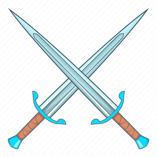 Blade, cartoon, medieval, object, sign, sword, weapon icon - Download on Iconfinder