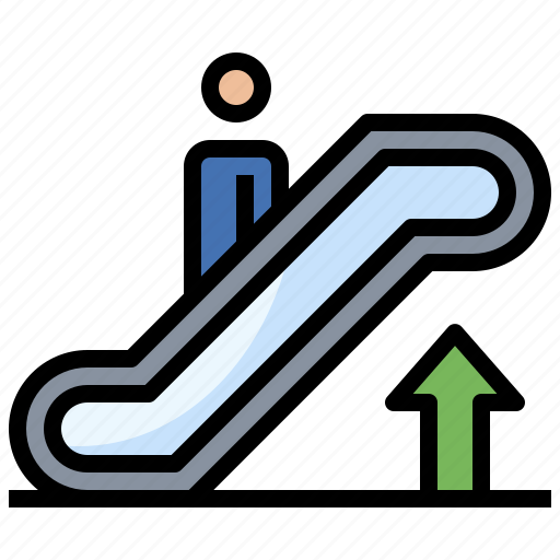 Arrow, direction, directional, ladder, people, stairs, up icon - Download on Iconfinder