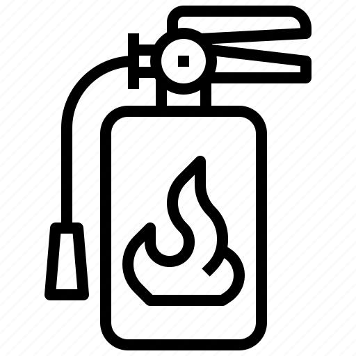 Burning, emergency, equipment, extinguisher, fire, security, shapes icon - Download on Iconfinder